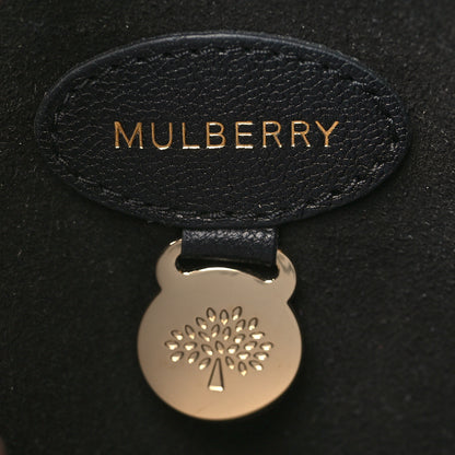 Mulberry Small Classic Grain Calfskin Medium Lily Black 6 of 8