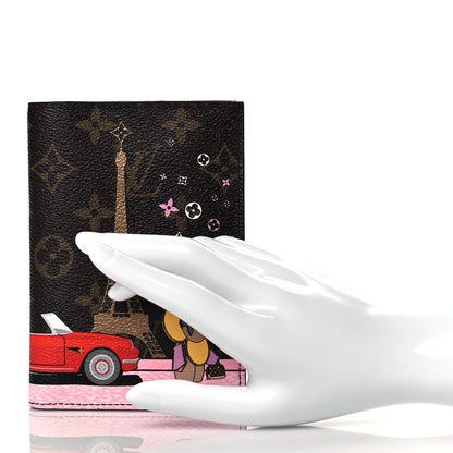 Louis Vuitton Monogram 2019 Christmas Animation Passport Cover Rouge 2 of 8
