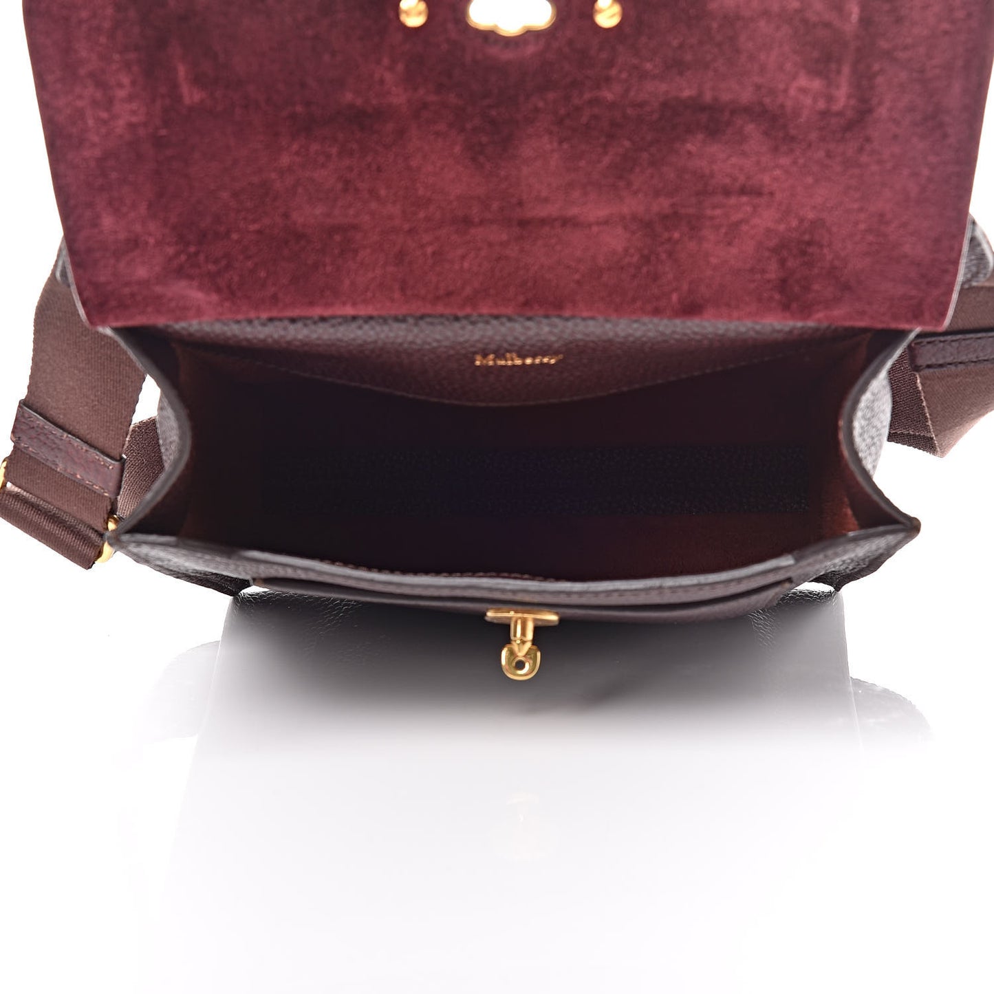 Natural Grain Calfskin New Antony Messenger Crossbody Oxblood