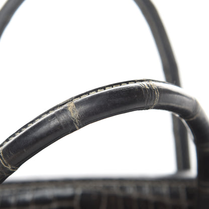 Hermes Shiny Porosus Crocodile Birkin 40 Graphite 42 of 45