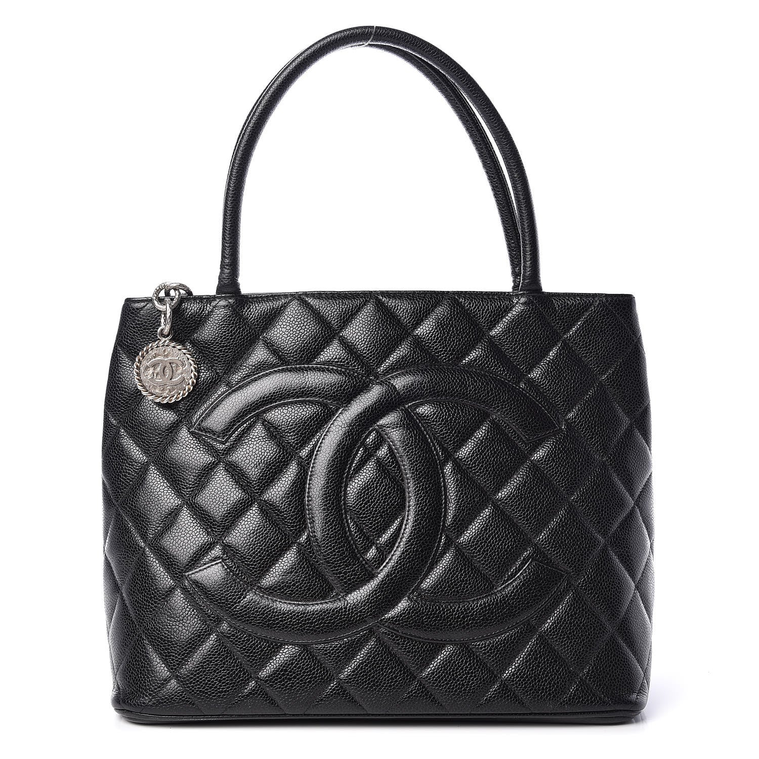 Chanel Caviar Quilted Medallion Tote Black 1 of 13