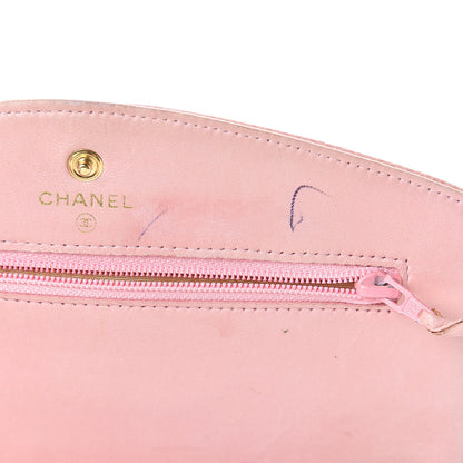 Chanel Caviar Timeless CC Wallet On Chain WOC Pink 12 of 17