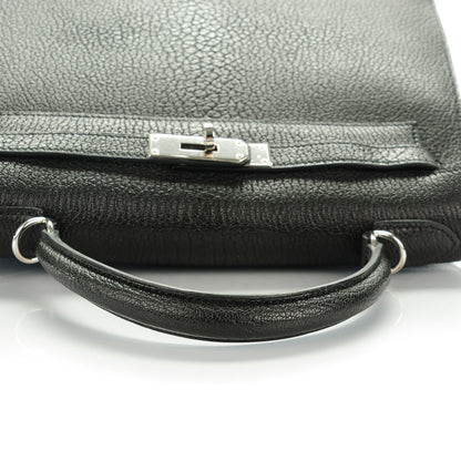 Hermes Chevre de Coromandel Kelly Sellier 28 Black 11 of 24