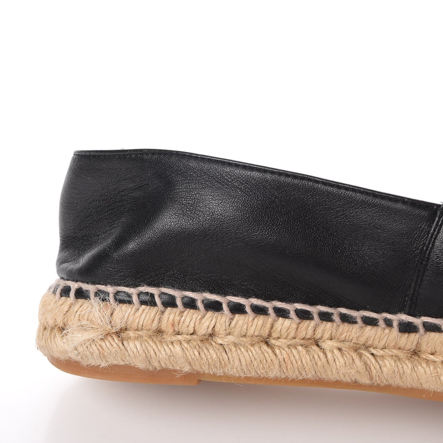 Lambskin CC Espadrilles 39 Black
