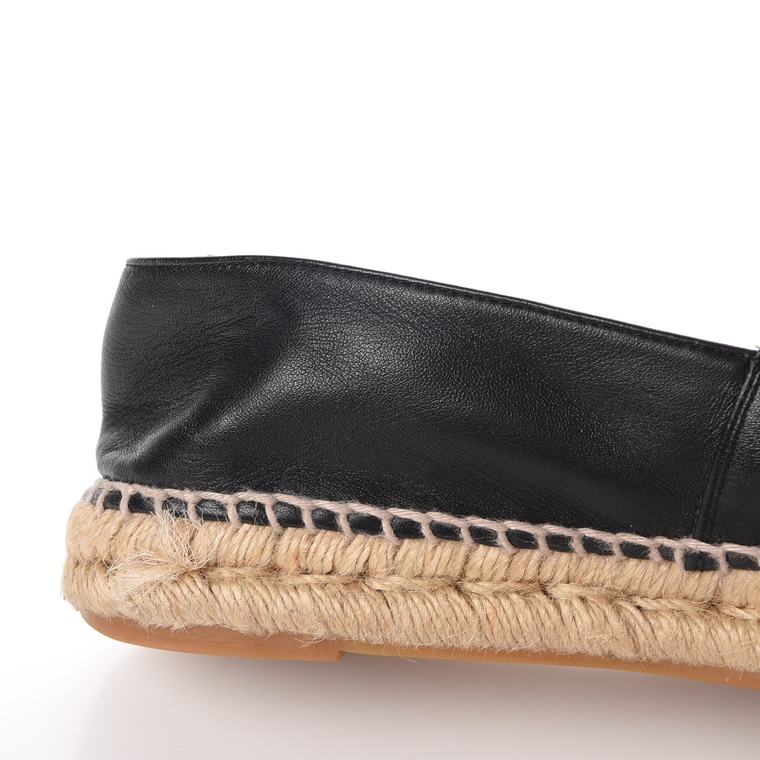 Chanel Lambskin CC Espadrilles 39 Black 16 of 25