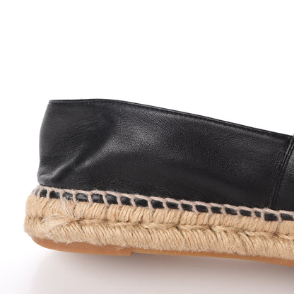 Chanel Lambskin CC Espadrilles 39 Black 16 of 25