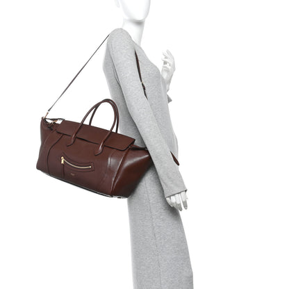 Celine Supple Shiny Lambskin Medium Smiling New Luggage Brick 2 of 9