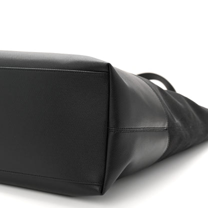 Alexander McQueen Canvas Calfskin T-Bar Shopping Bag Black 9 of 9