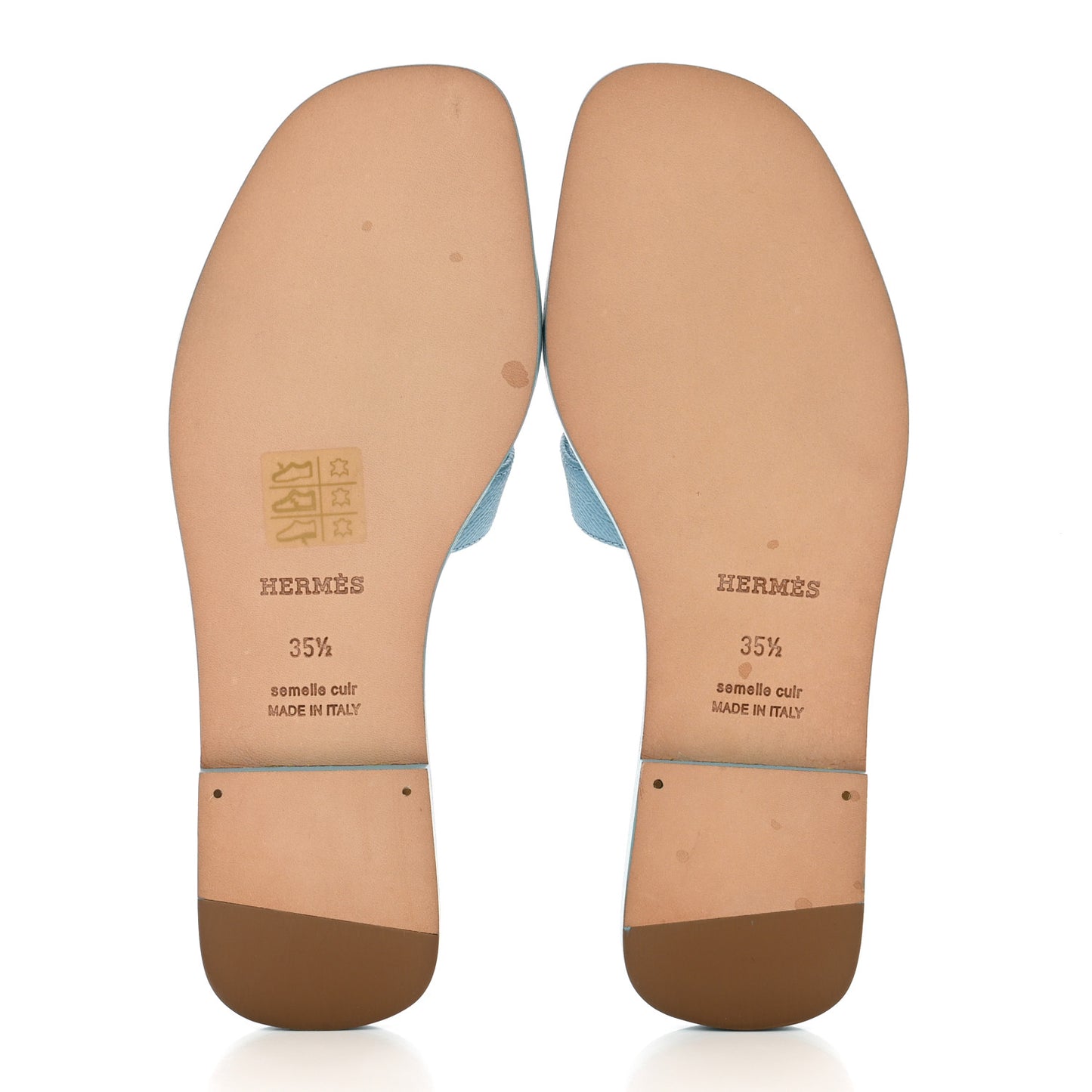 Epsom Oran Sandals 35.5 Bleu Littoral
