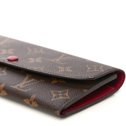 Louis Vuitton Monogram Emilie Wallet Fuchsia 9 of 13