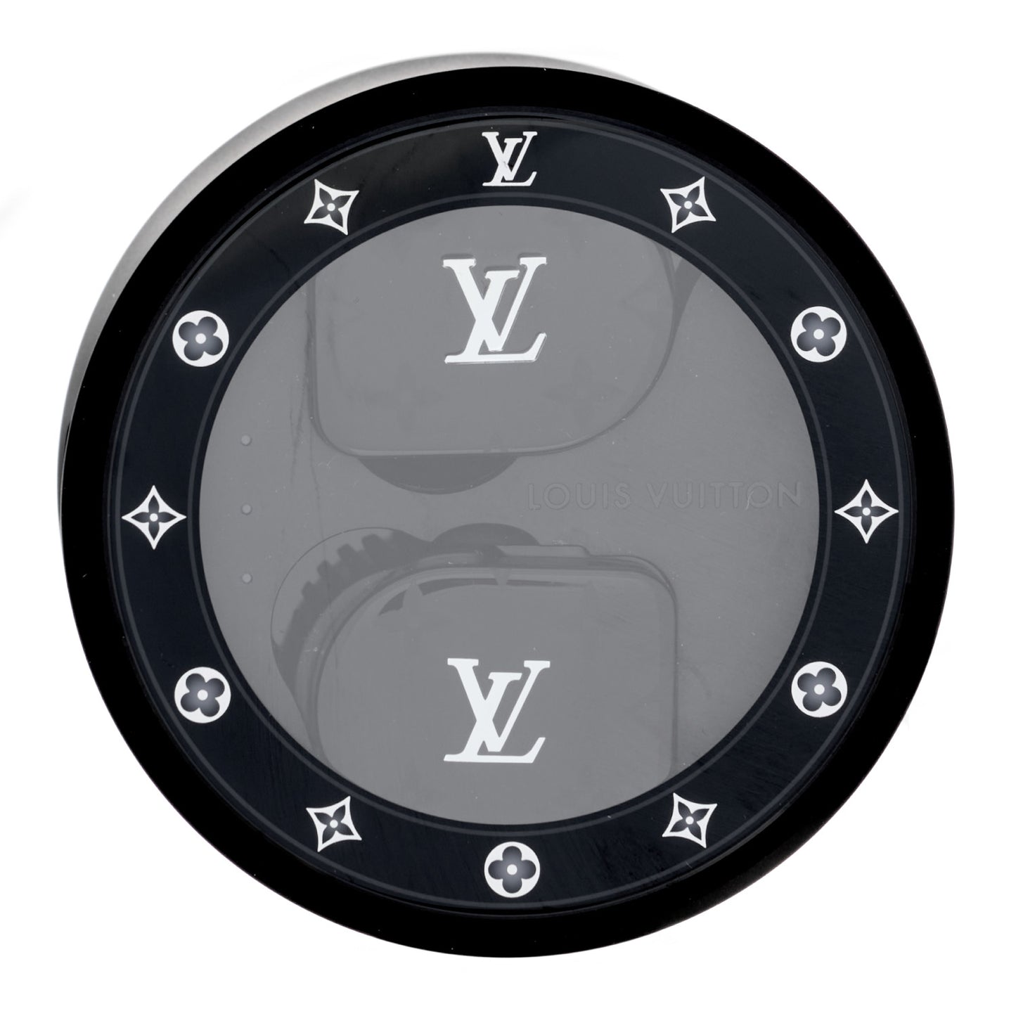 Acetate Monogram Horizon Wireless Earphones Black