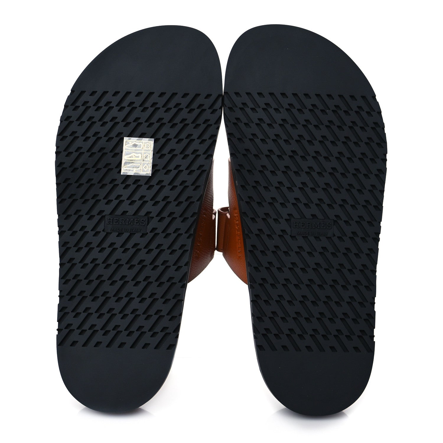 Hermes Epsom Womens Chypre Sandals 37 Natural 5 of 8