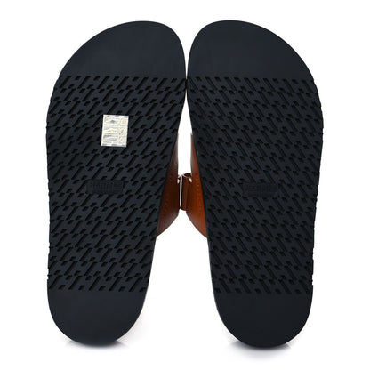 Hermes Epsom Womens Chypre Sandals 37 Natural 5 of 8