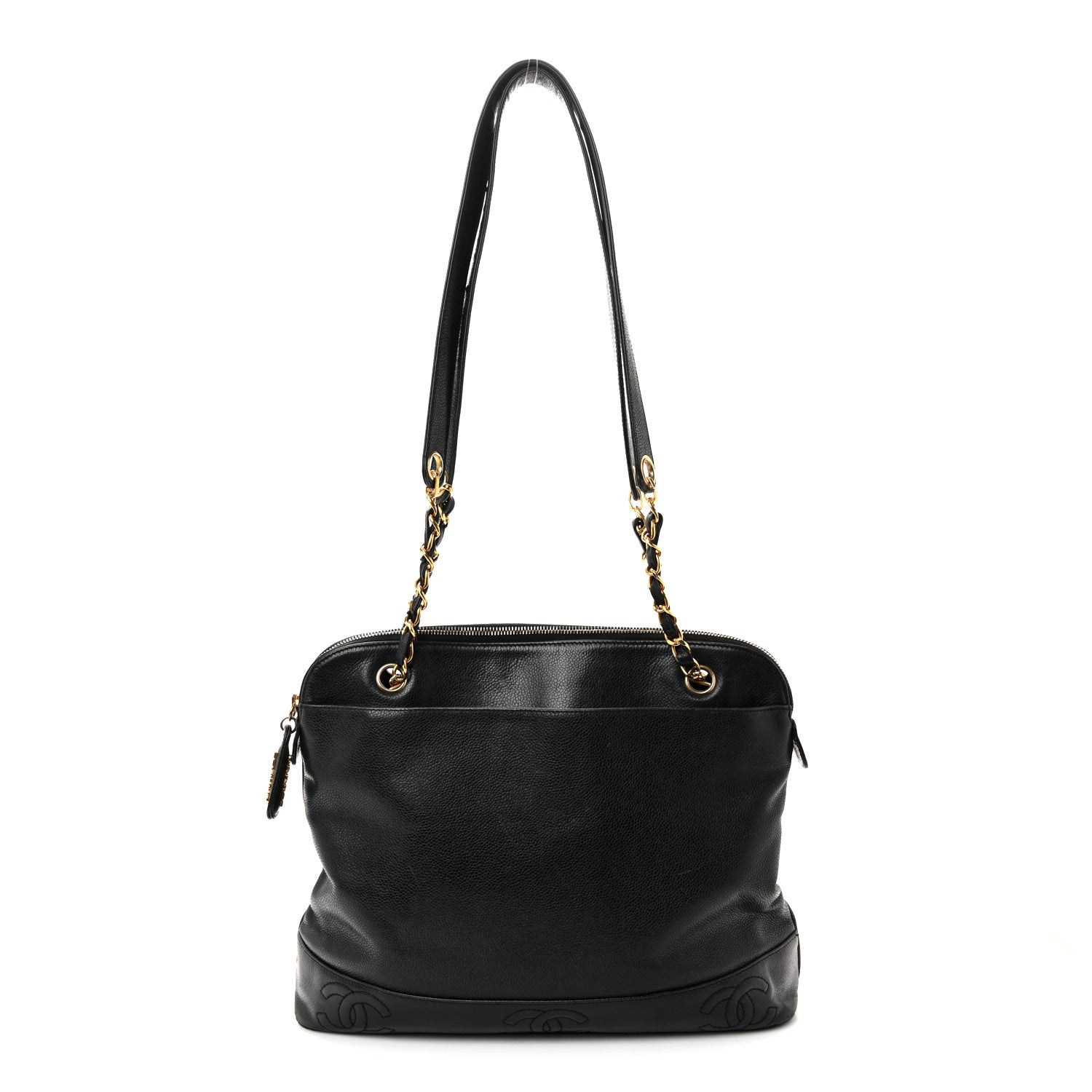 Chanel Caviar Triple CC Shoulder Bag Black 1 of 12