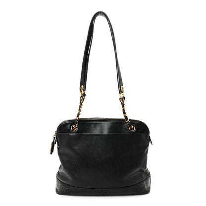 Chanel Caviar Triple CC Shoulder Bag Black 1 of 12