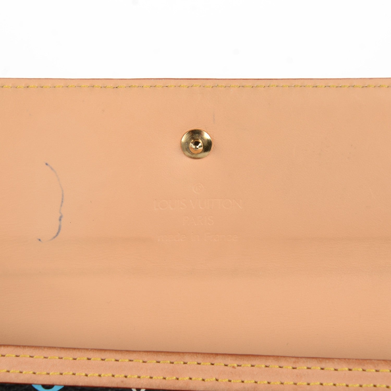 Louis Vuitton Monogram Multicolor Porte Tresor International Wallet Black 7 of 9
