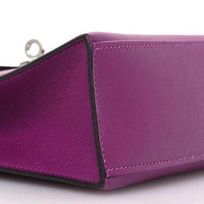 Hermes Swift Kelly Pochette Clutch Anemone 9 of 15