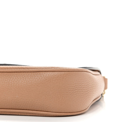 Gucci Pebbled Calfskin Medium Soho Flap Crossbody Camelia 9 of 12