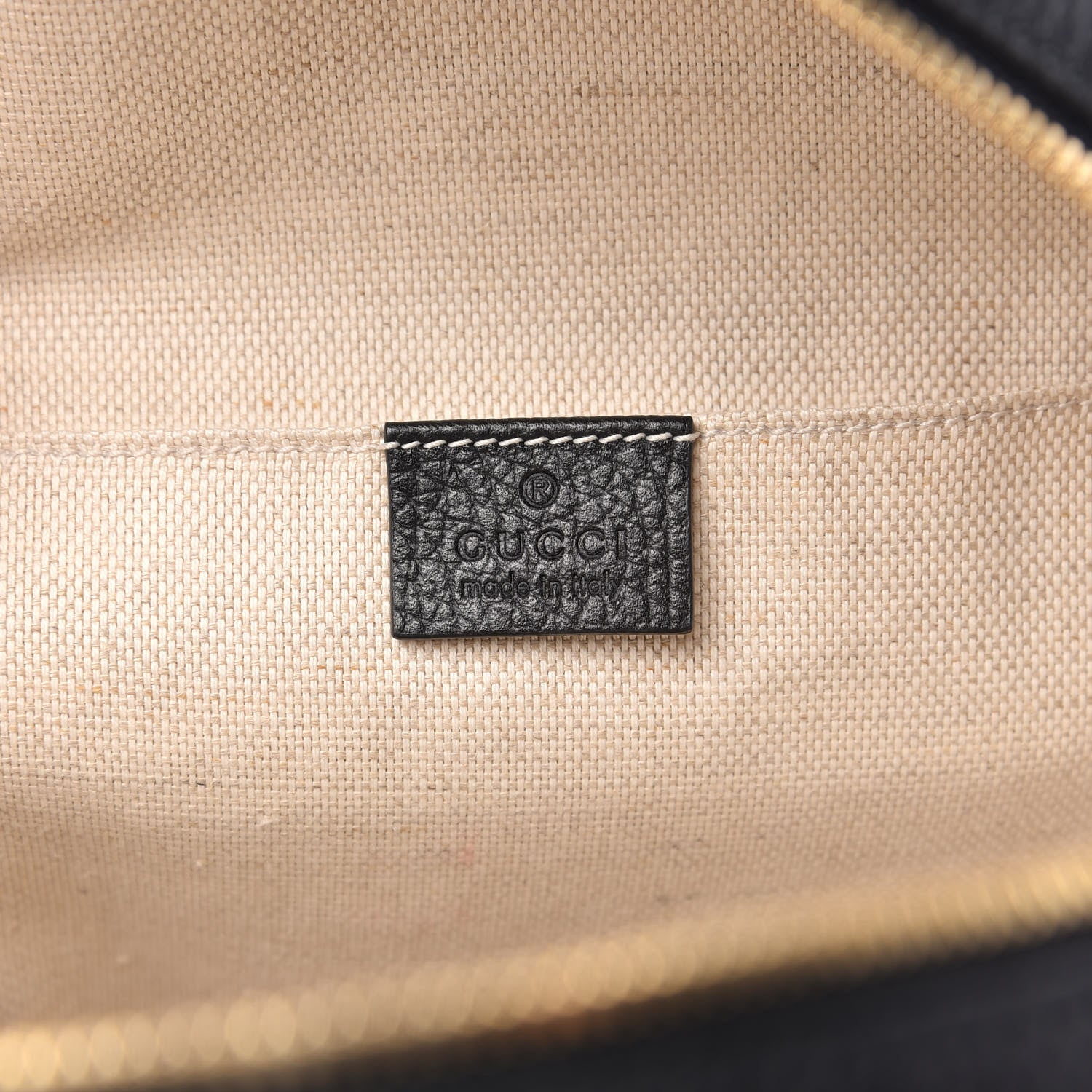 Gucci Pebbled Calfskin Soho Chain Backpack Black 5 of 9