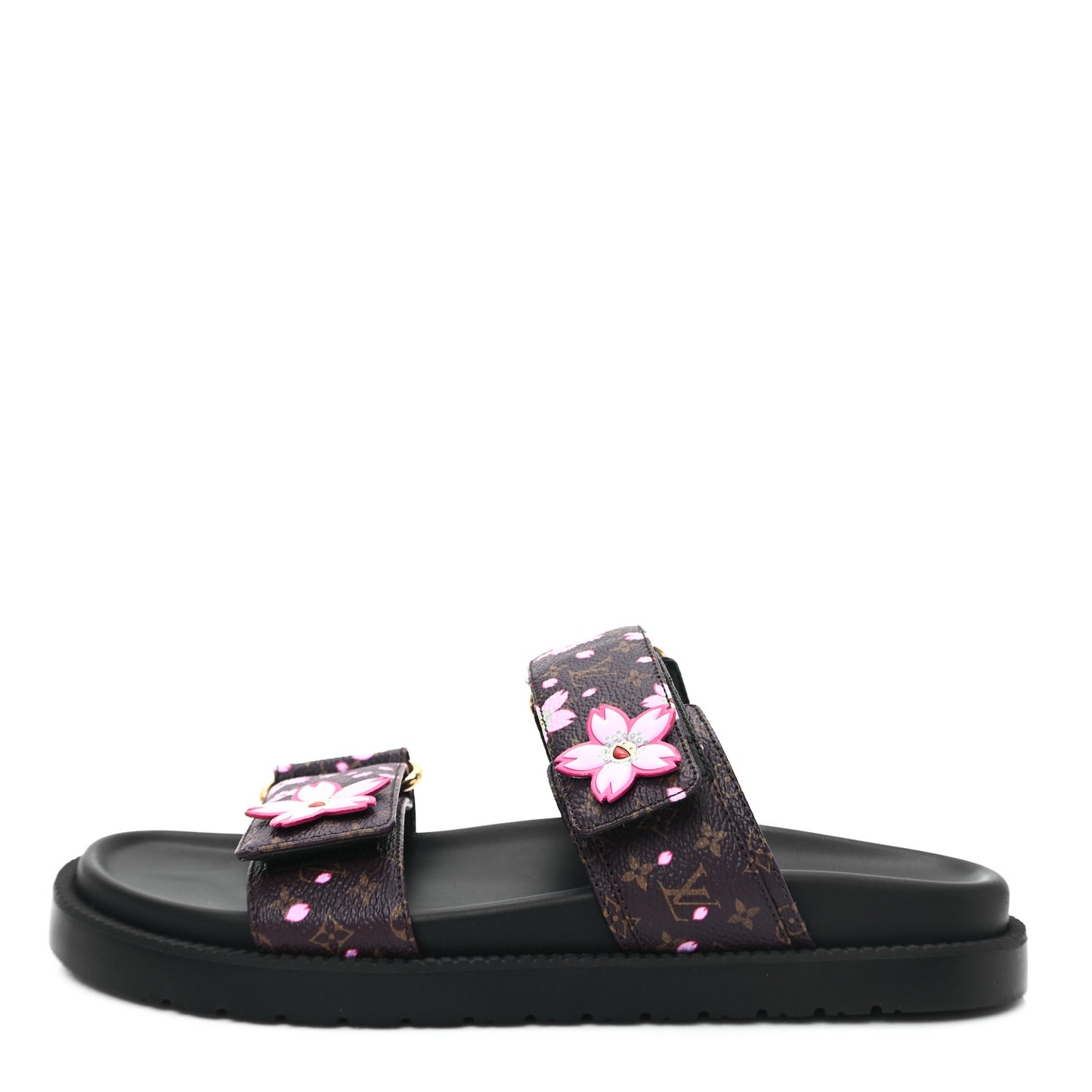 LV X TM Monogram LV Sunset Flat Comfort Mule 37 Sakura Brown