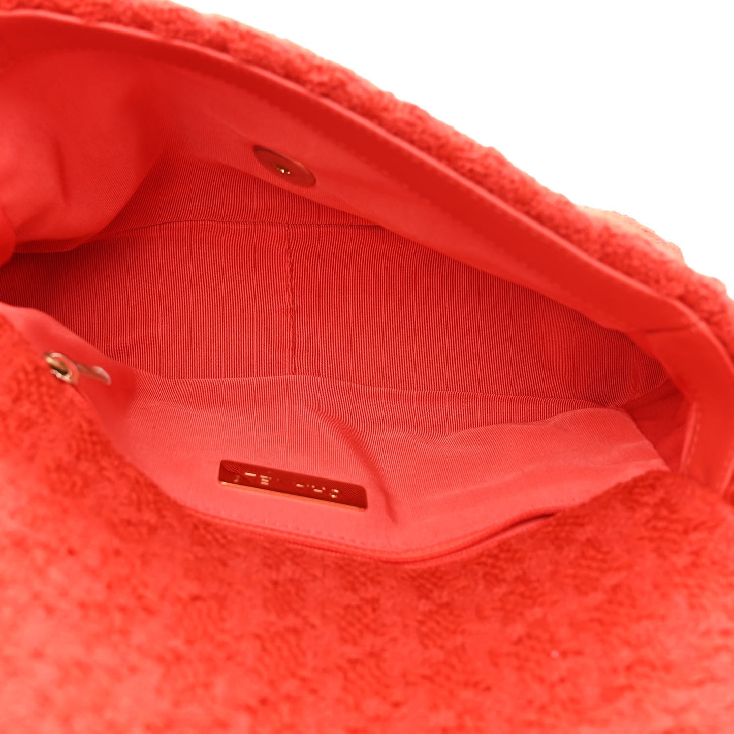 Tweed Quilted Medium Chanel 19 Flap Red