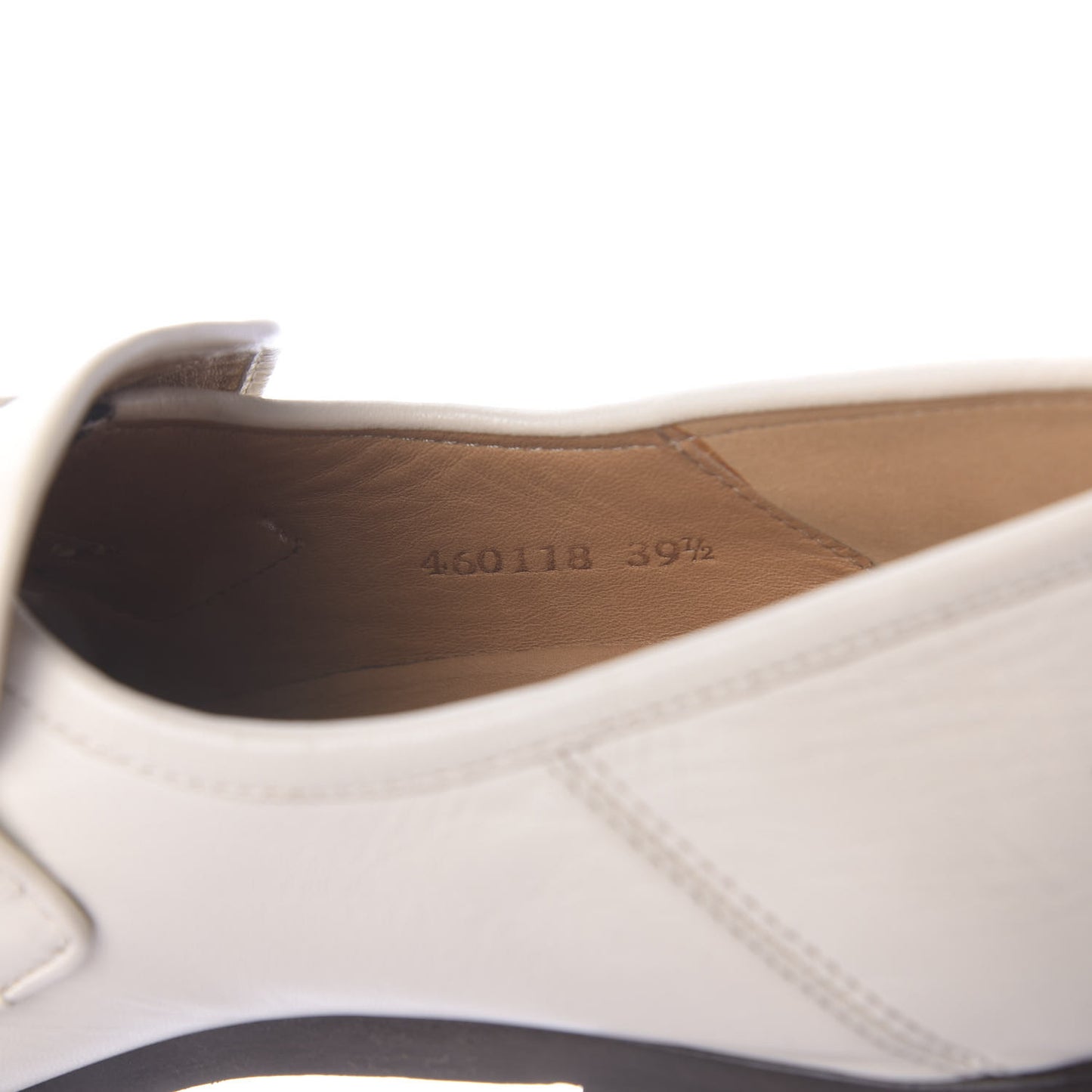 Malaga Kid Horsebit Loafer Pumps 39.5 White