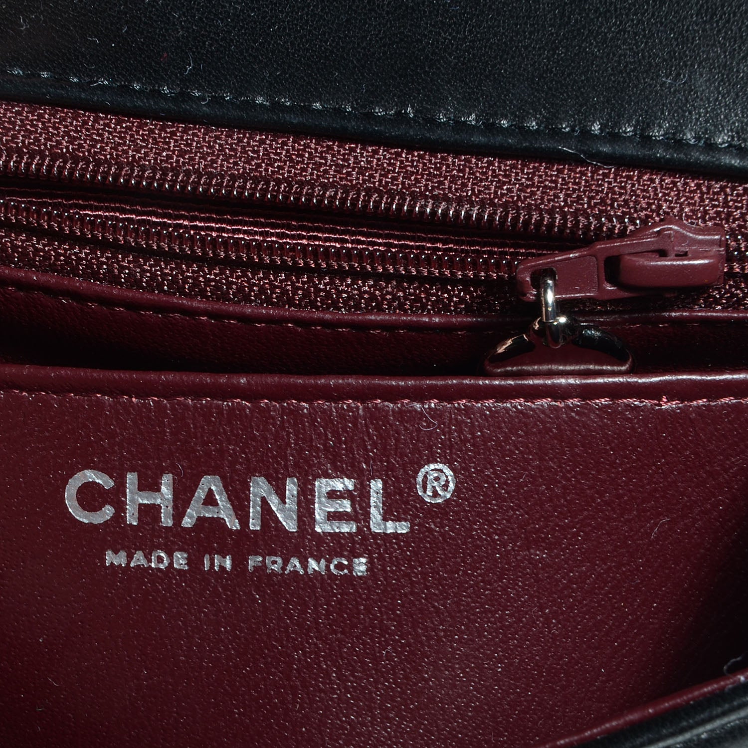 Chanel Lambskin Mini Square Flap Black 9 of 9