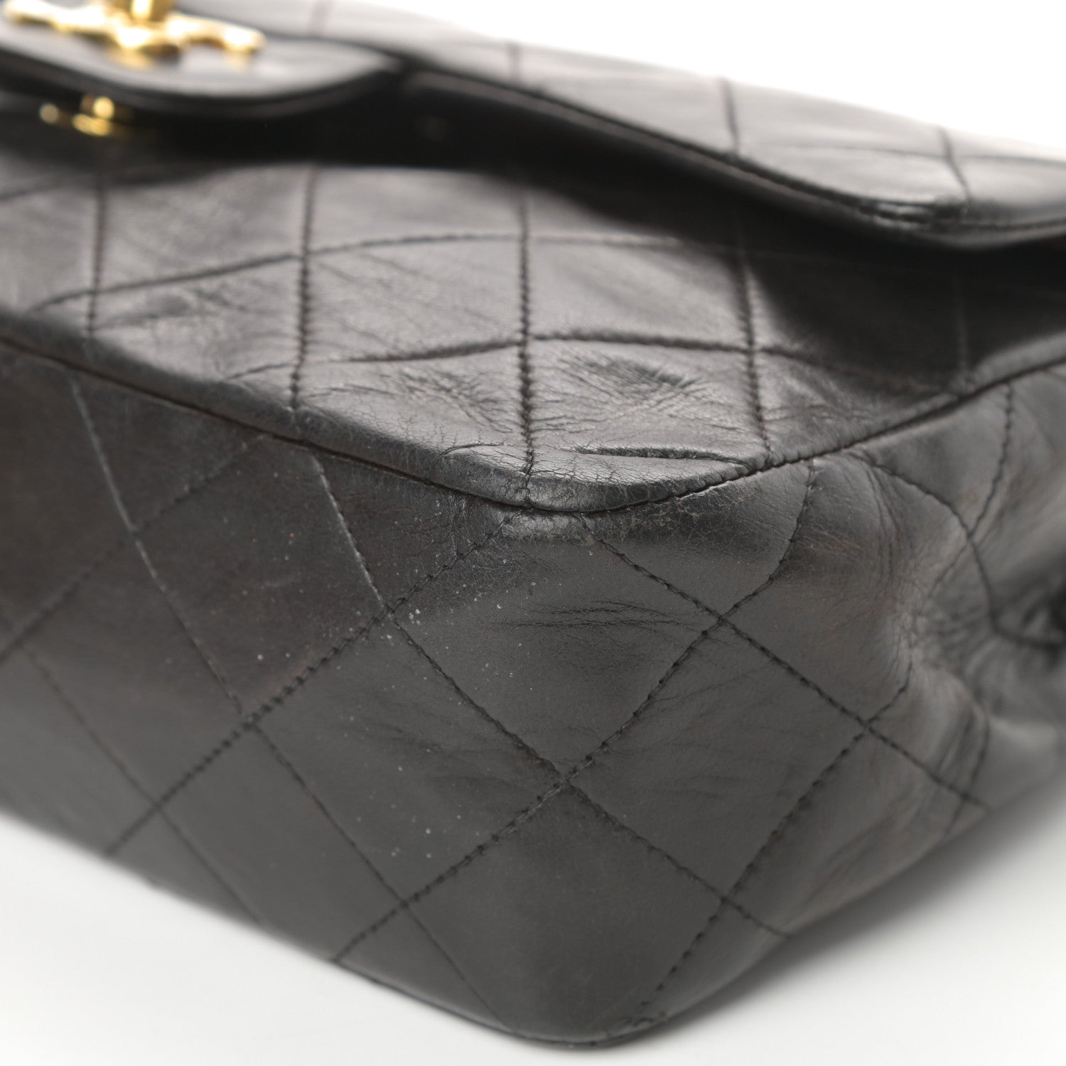 Chanel Lambskin Quilted Small Double Flap Black 11 of 20