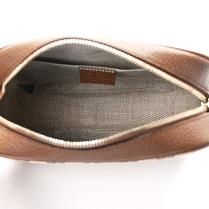 Gucci Monogram Mini Bree Messenger Bag Beige Tabacco 5 of 15