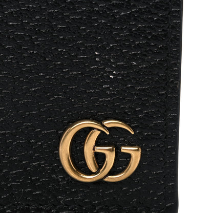Gucci Calfskin Boar Effect GG Marmont Bi-Fold Wallet Black 10 of 10