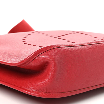 Hermes Courchevel Evelyne GM Rouge Vif 9 of 10