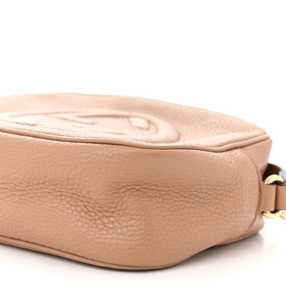 Gucci Pebbled Calfskin Small Soho Disco Bag Camelia 10 of 13