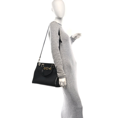 Gucci Smooth Calfskin Medium Zumi Top Handle Bag Black 2 of 10