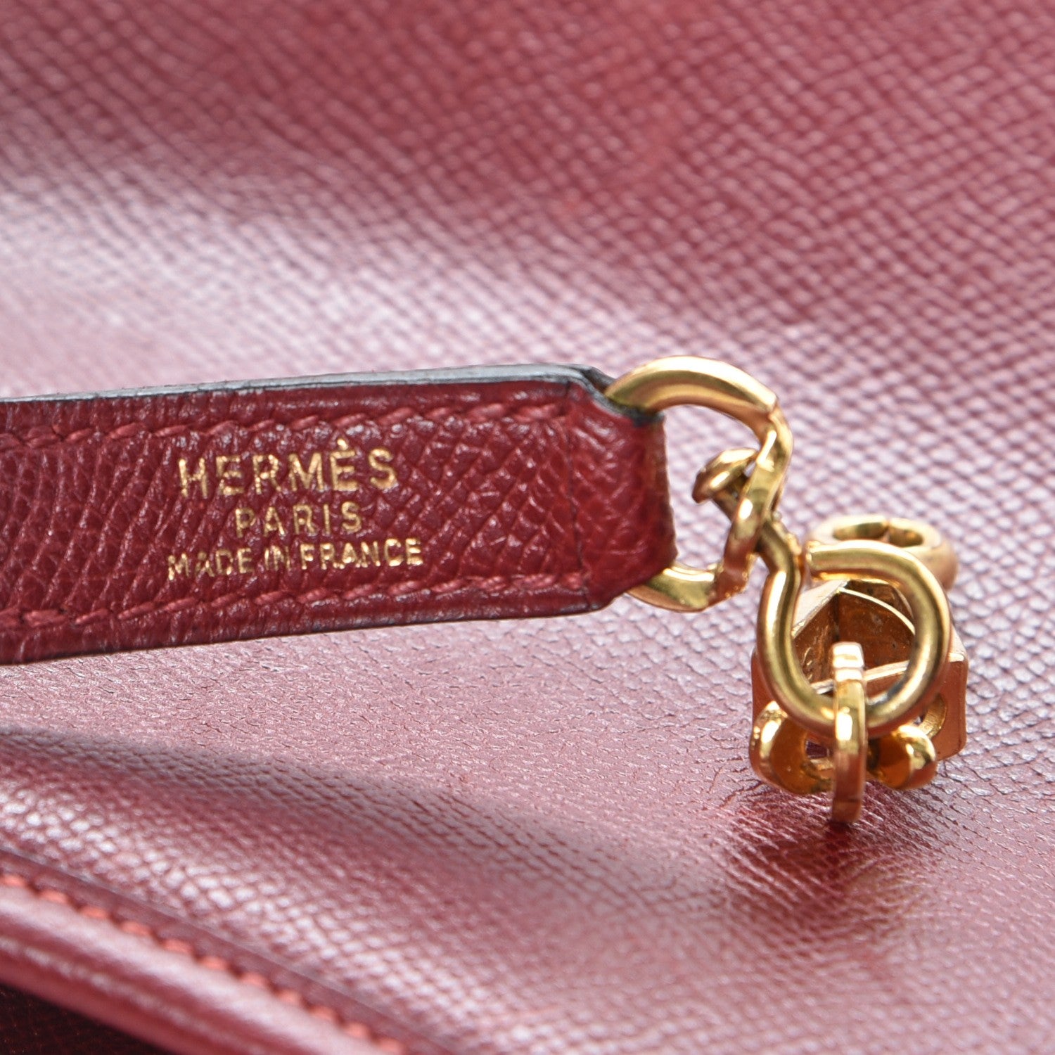 Hermes Courchevel Trim II 31 Rouge H 6 of 12