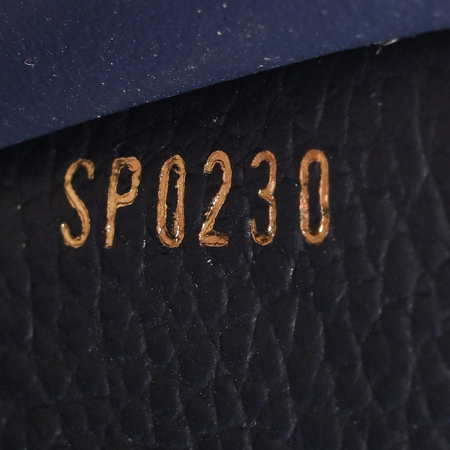 Empreinte Zoe Wallet Marine Rouge