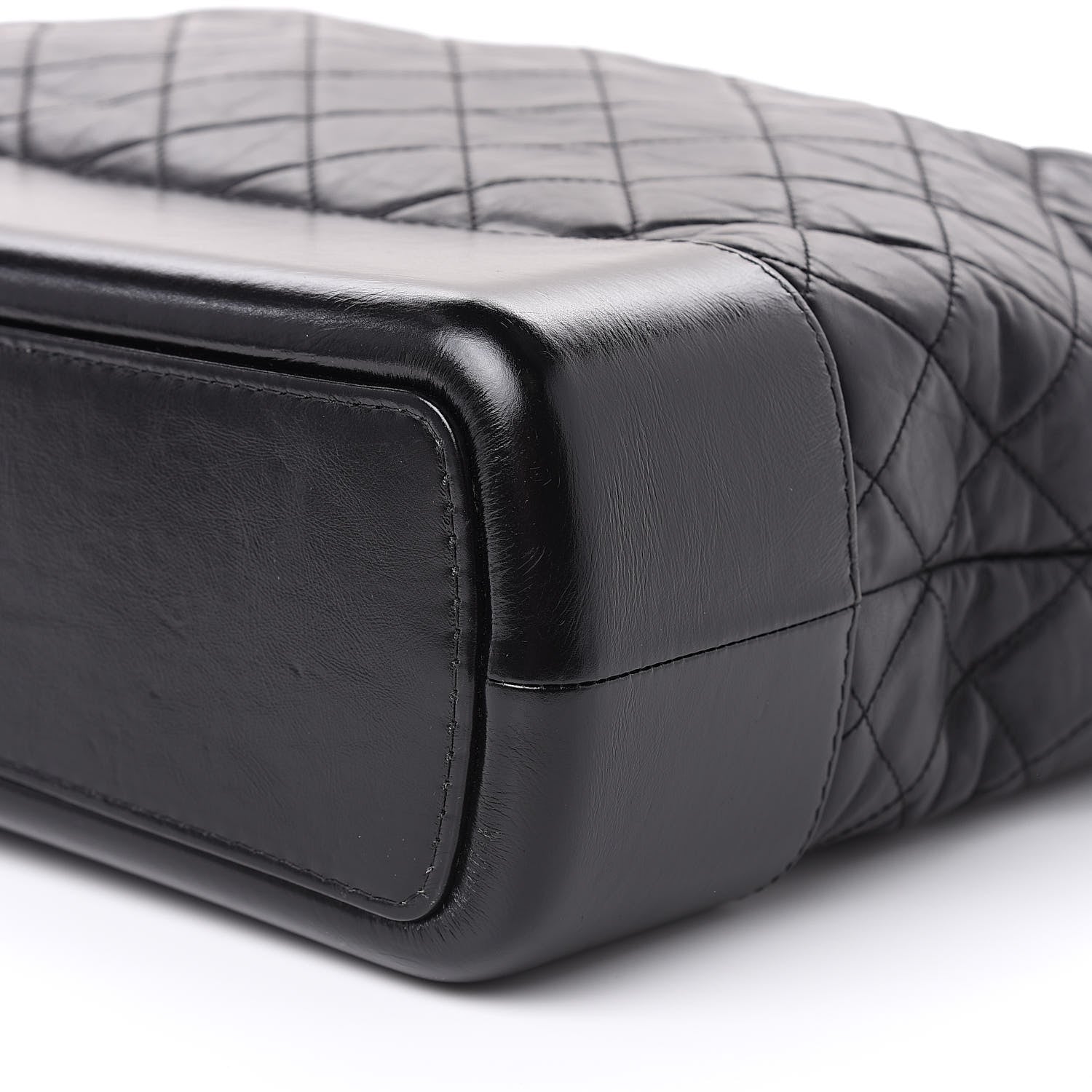 Chanel Aged Calfskin Quilted Maxi Gabrielle Hobo Black 9 of 11