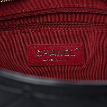 Chanel Aged Calfskin Quilted Medium Gabrielle Hobo Black 6 of 8