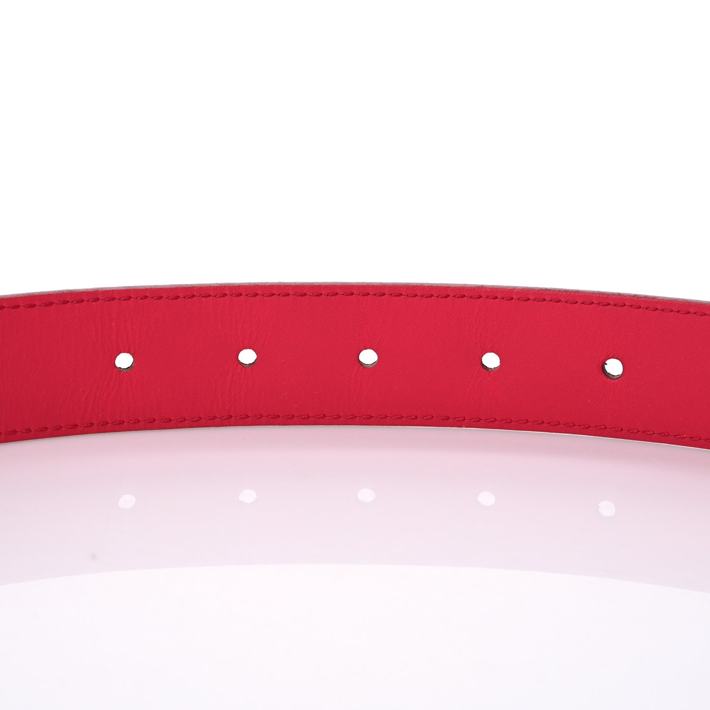 Monogram Multicolor LV Cut Reversible Belt 85 34 White