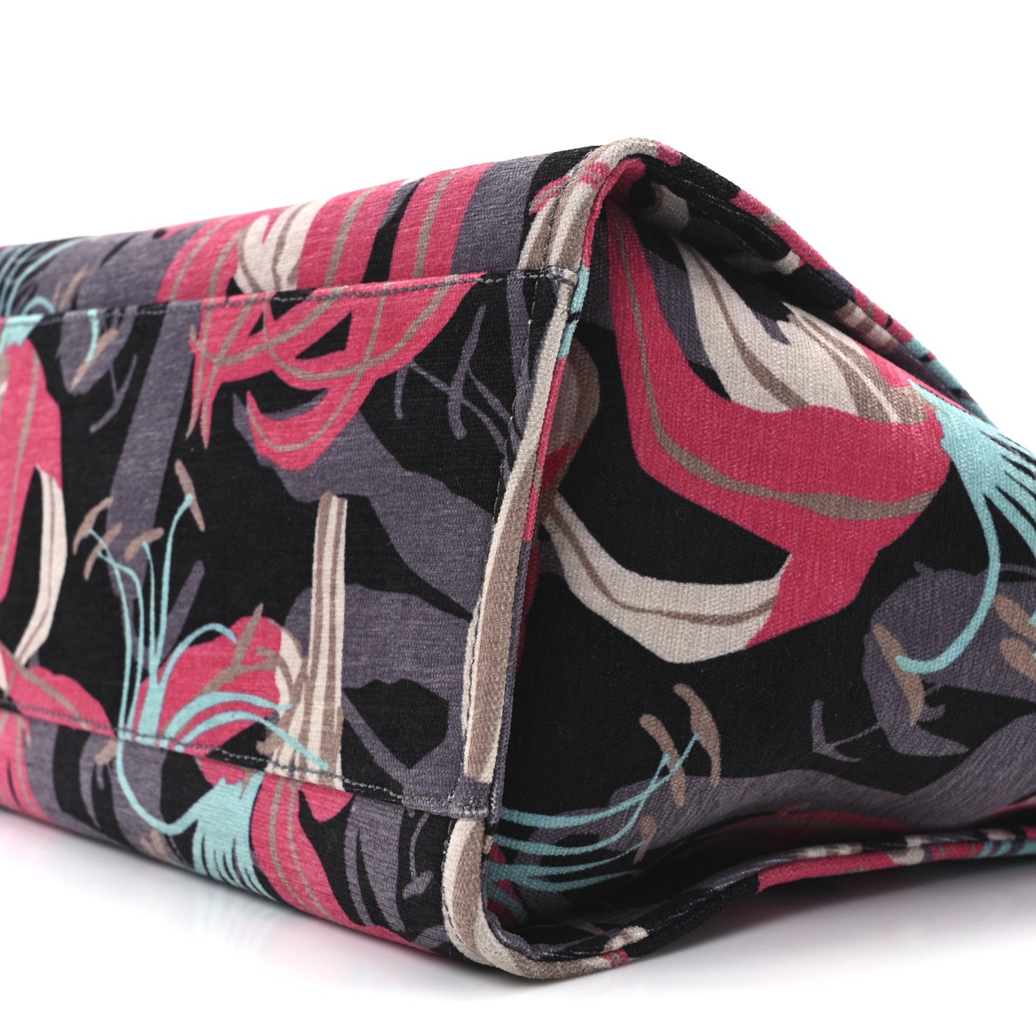 Chanel Velvet Calfskin Medium Deauville Tote Pink Multicolor 11 of 11
