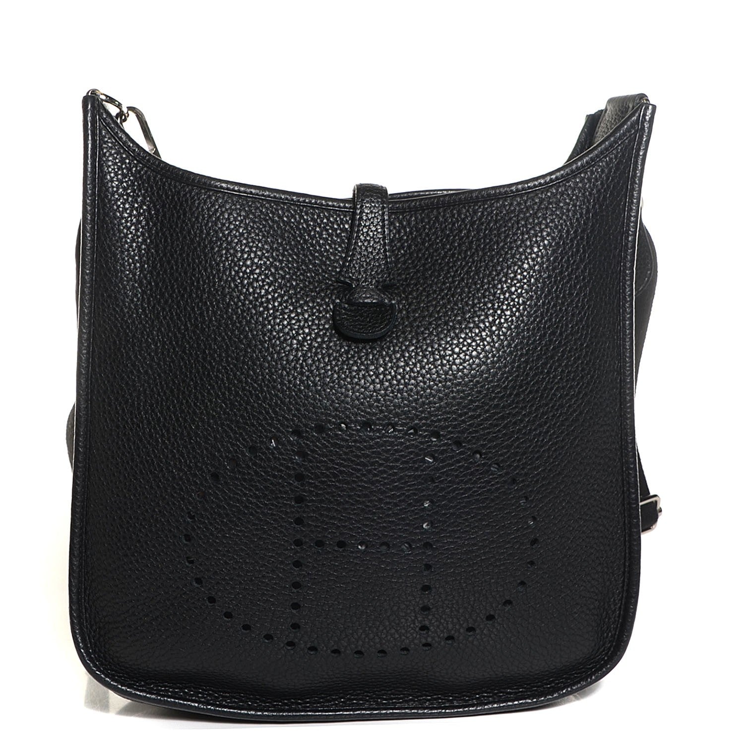 Hermes Taurillon Clemence Evelyne III PM Black 1 of 16