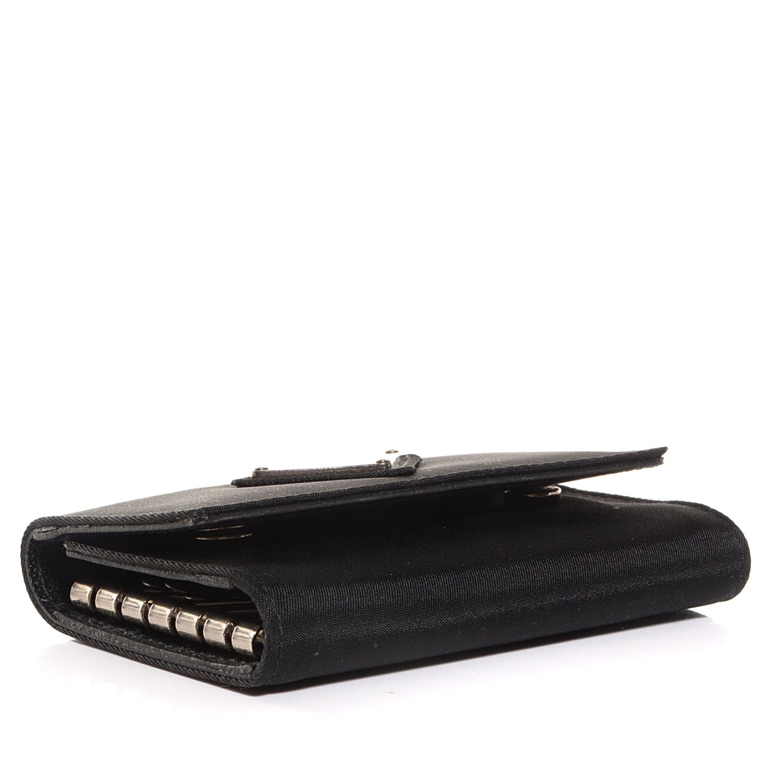 Prada Tessuto Nylon 6 Key Holder Nero Black 4 of 7