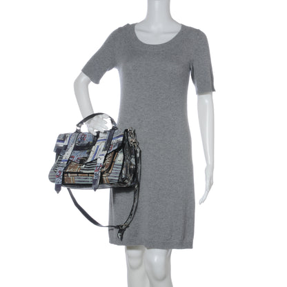Proenza Schouler Leather PS1 Medium Gotham Print Satchel 2 of 7