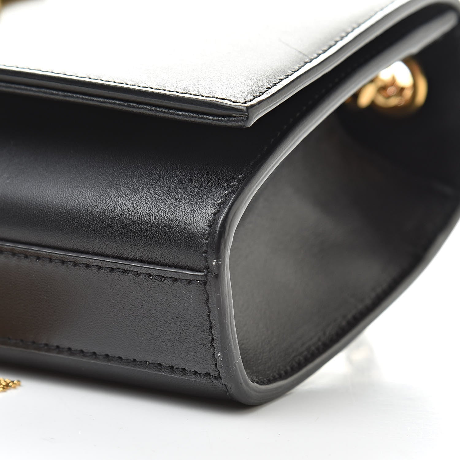 Saint Laurent Calfskin Small Classic Monogram Kate Tassel Satchel Black 9 of 12