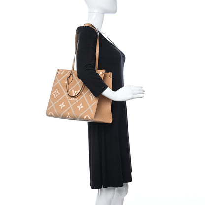 Louis Vuitton Empreinte Monogram Giant Broderies Onthego MM Arizona 2 of 11