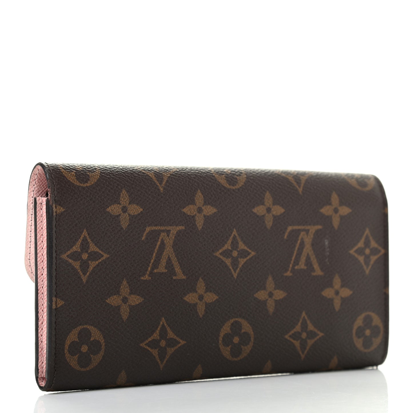 Monogram Emilie Wallet Rose Ballerine