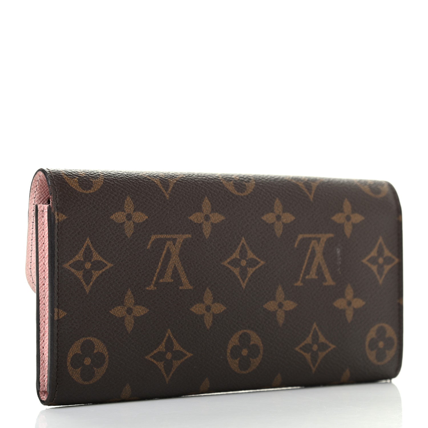 Louis Vuitton Monogram Emilie Wallet Rose Ballerine 2 of 6