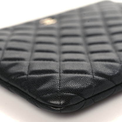 Chanel Caviar Quilted Medium Cosmetic Case Black 8 of 9