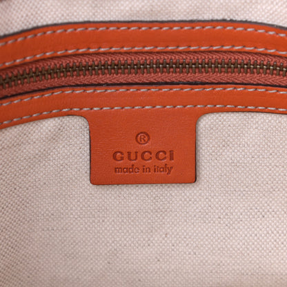 Gucci Calfskin Medium GG Running Tote Orange 7 of 7