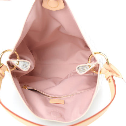 Louis Vuitton Damier Azur Graceful PM Rose Ballerine 5 of 12