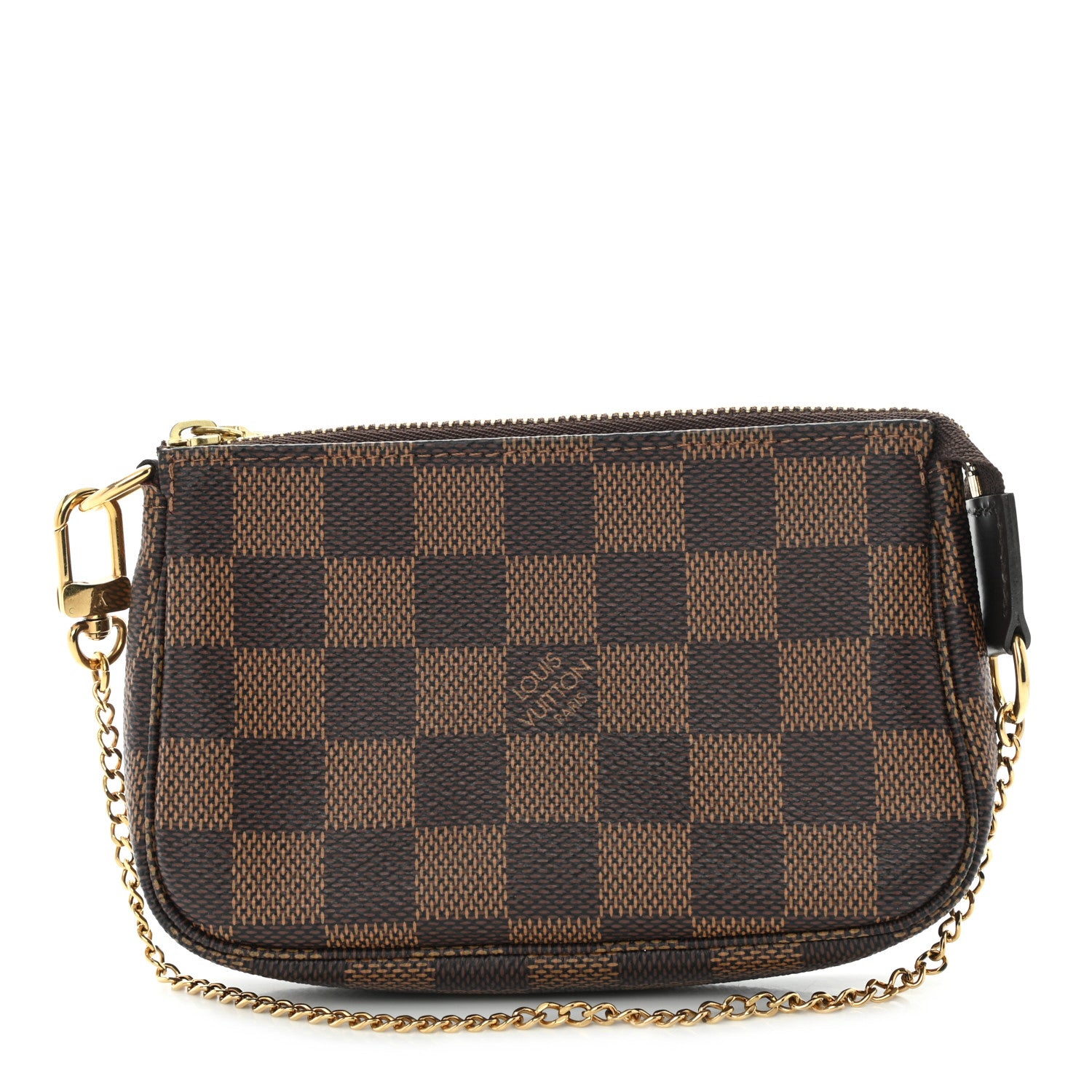 Louis Vuitton Damier Ebene Mini Pochette Accessories 1 of 9